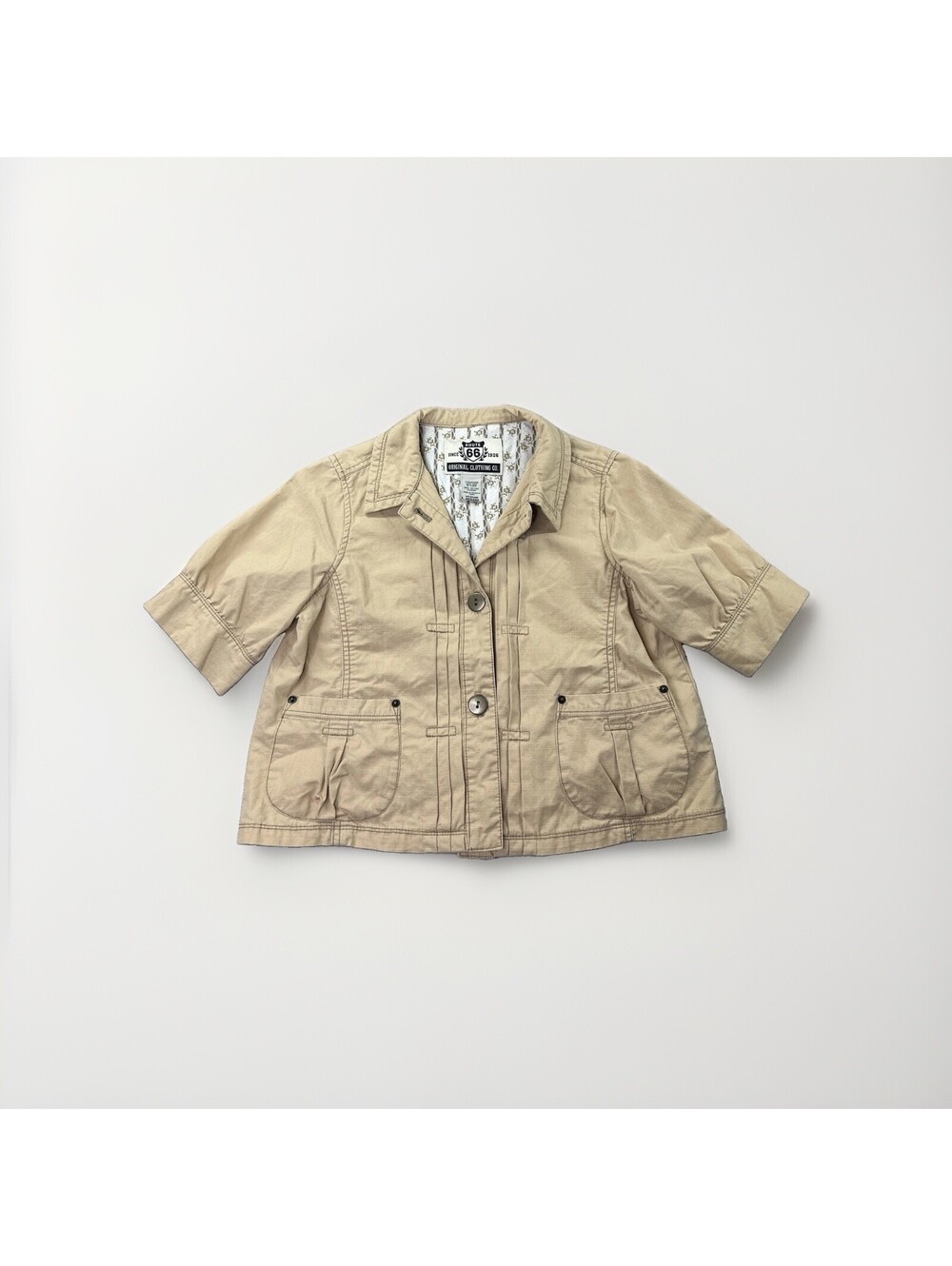 Route 66 Women's Shirt Jacket Size Small Tan